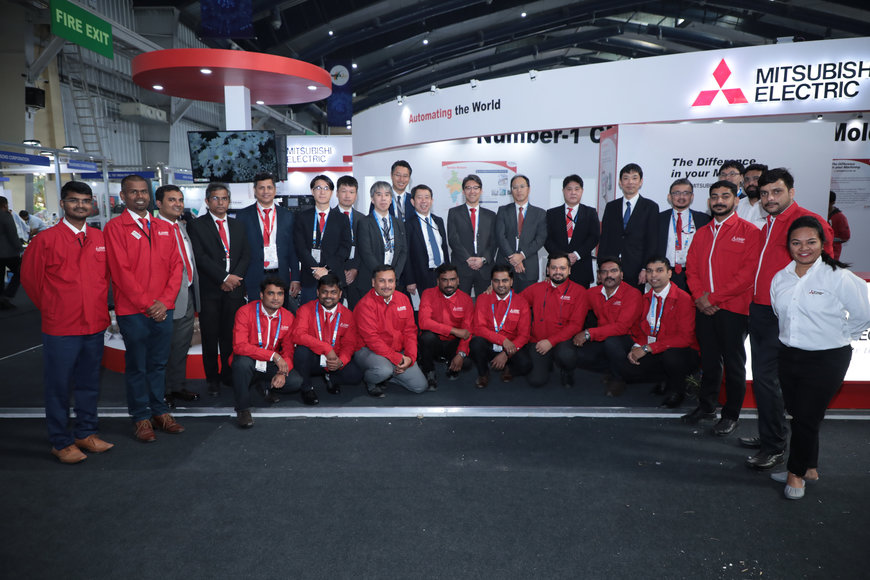 Mitsubishi Electric India showcased its technological advancements and innovative CNC solutions for Machine Tool Industry in IMTEX-2023